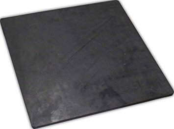 Flat rubber, 2.5 mm thick.