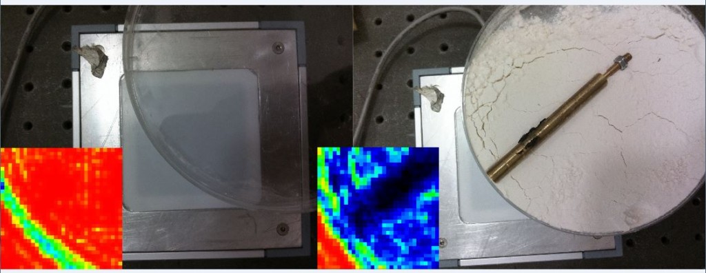 Detection of powder materials